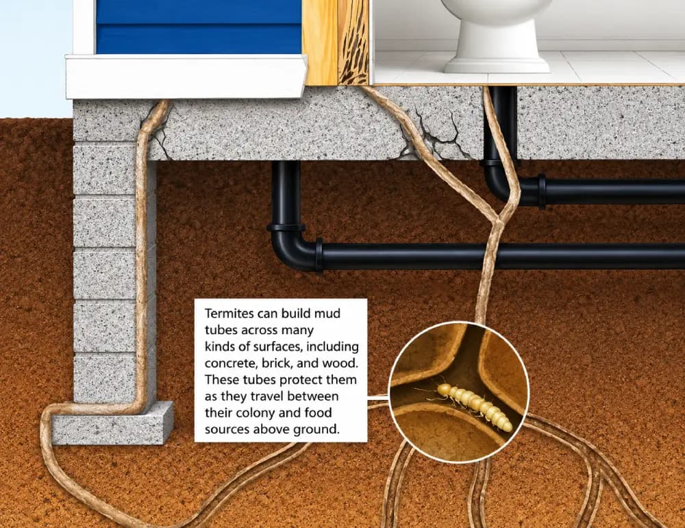 Termite Mud Tubes